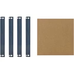 shelfplaza HOME 40x40 cm Fachboden-Set in blau für HOME Schwerlastregale