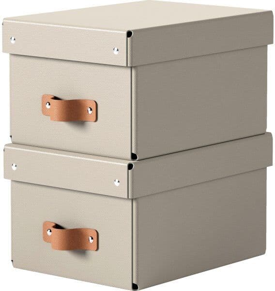 Leitz Puro Boks M. Låg   S   Beige   2 Stk.