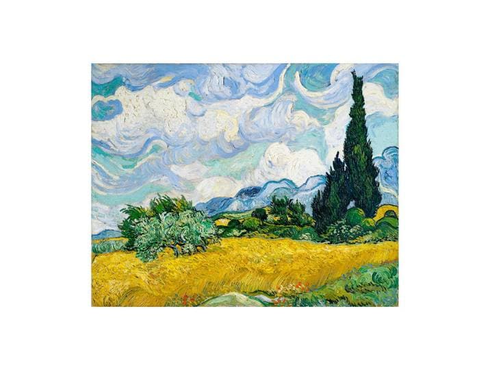 Leinwandbild, Mehrfarbig, Holz, Landschaft und Natur, rechteckig, 70x100 cm, Fsc, Made in EU, einfache und schnelle Anbringung, Bilder & Rahmen, Bilder, Leinwandbilder