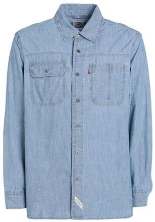 Levis Camisa vaquera Hombre Azul marino S Hombre