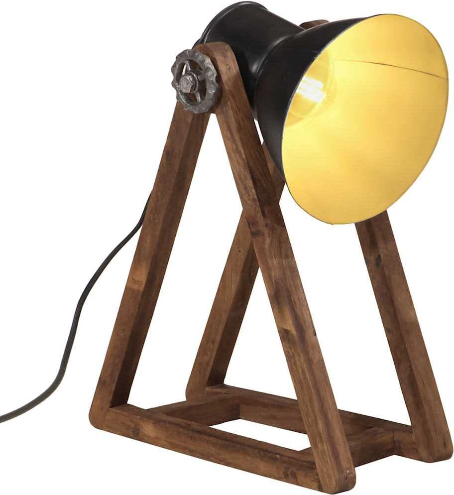 vidaXL Lampe de bureau 25 W noir 30x17x40 cm E27