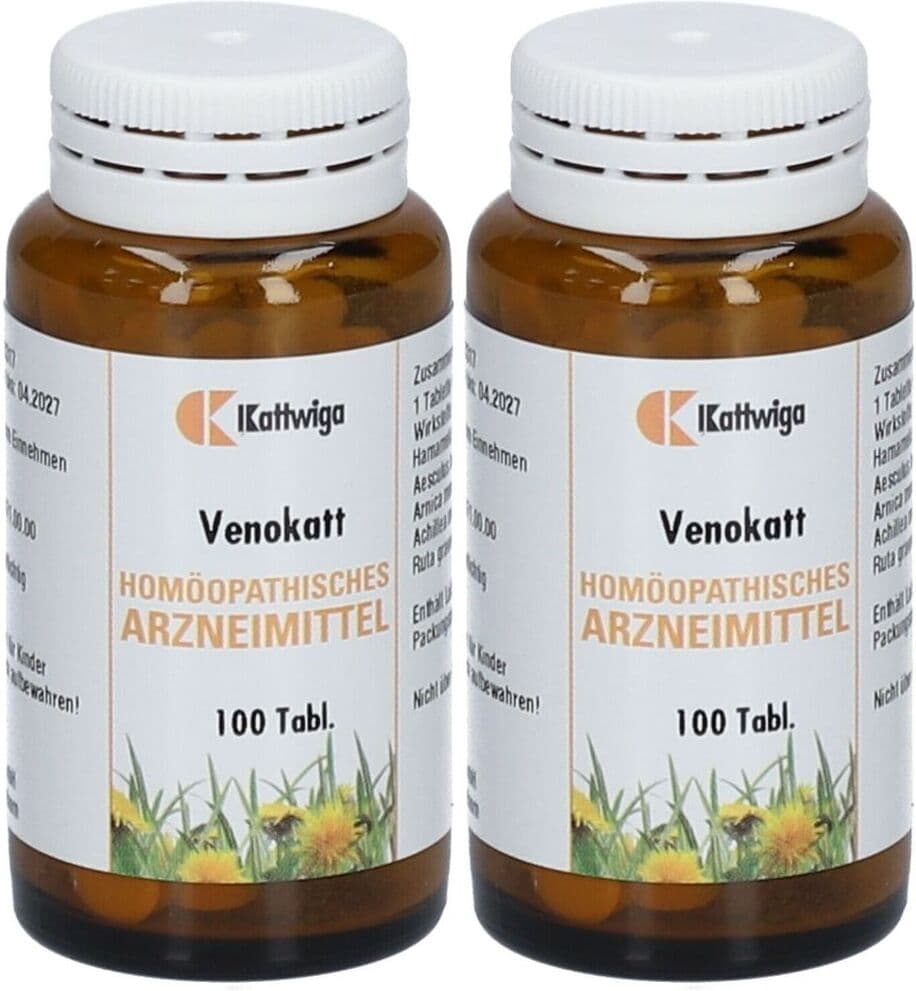 Kattwiga Venokatt Tabletten x2 2x100 St
