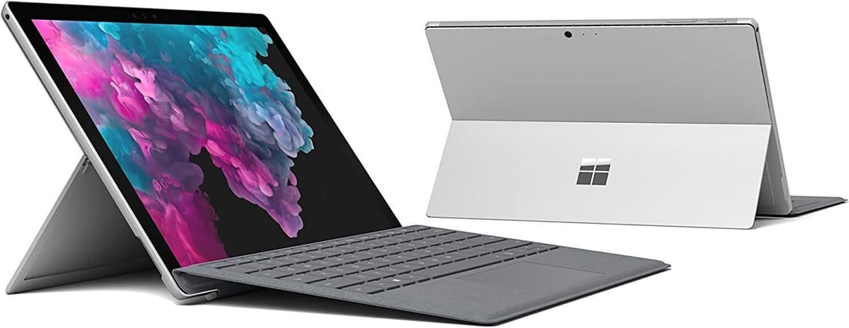 Microsoft Surface Pro 6 (2018)   i5-8350U   12.3"   8 GB   128 GB SSD   Win 11 Home   Platin   FR - Refurbished