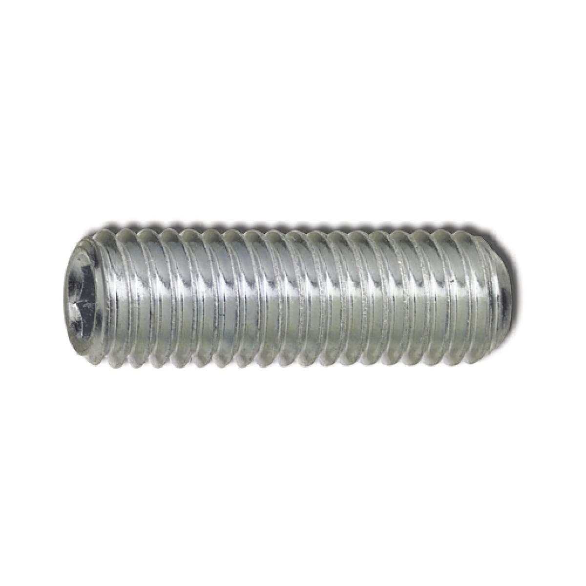 ISO4029/DIN916 45H M 6x 6 verzinkt Gewindestift mit Ringschneide und ISK