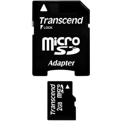 Transcend TS2GUSD microSD-Karte Industrial 2GB Class 2 inkl. SD-Adapter