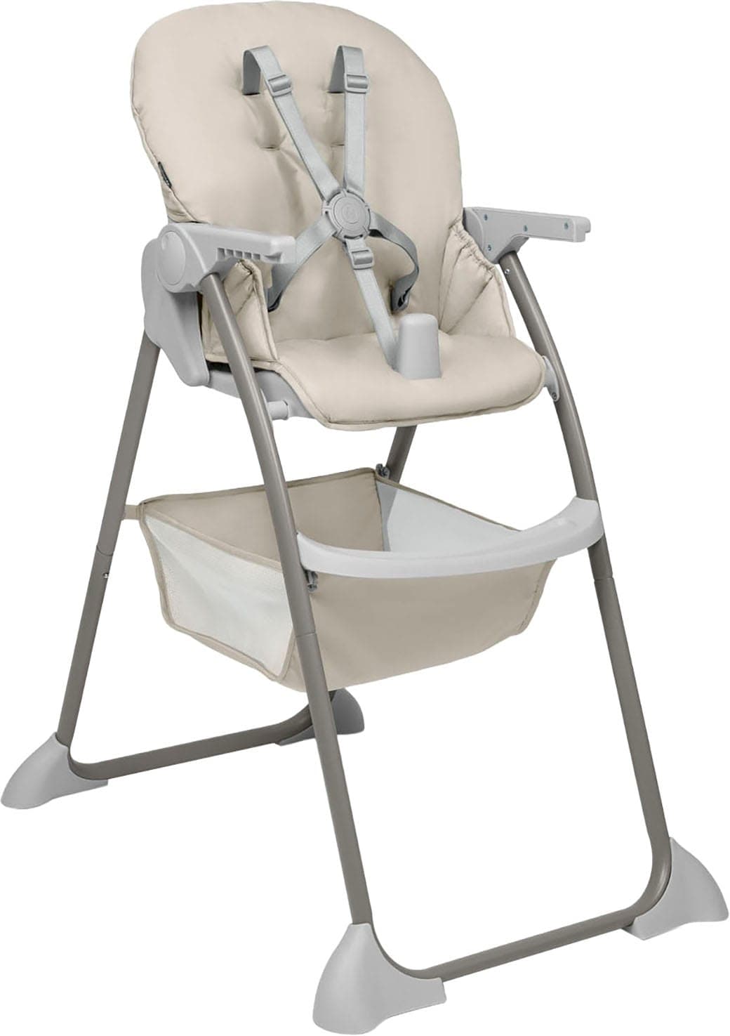 Hochstuhl HAUCK "Sit N Fol", Baby, Gr. B/H/T: 57cm x 112cm x 82cm, beige, Kunststoff, Polyester, Stahl, Stühle Hochstuhl beige B/H/T: 57cm x 112cm x 82cm