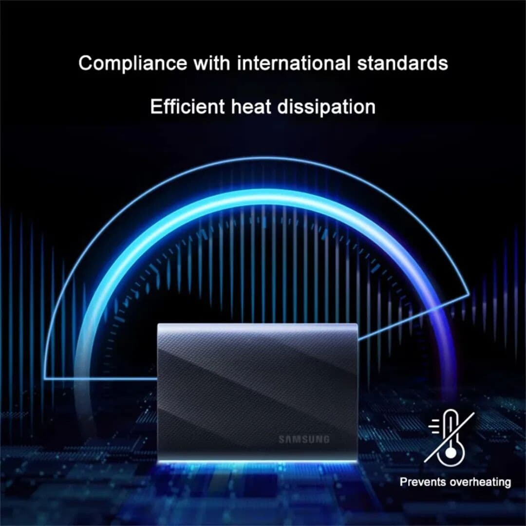 SAMSUNG T9 Portable SSD 1TB 2TB 4TB USB 3.2 Gen 2x2 External Solid State Drive Up to 2000MB/s for Gaming and Professionals