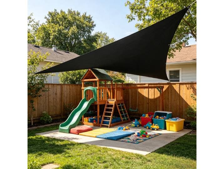 Voile d'ombrage triangulaire 16,4 x 19,7 x 19,7 pieds, tissu Oxford robuste 185 GSM, protection UV UPF 50+, auvent gris anthracite résistant à l'usure pour patio, jardin, terrasse et événements en