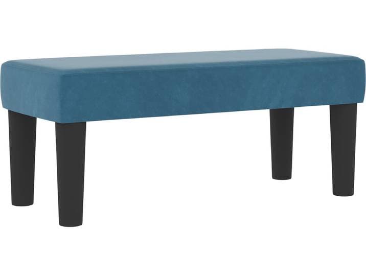 vidaXL - Boxspring - bed - met - kussen - Donkerblauw - 200 - x - 80 - cm - Fluweel