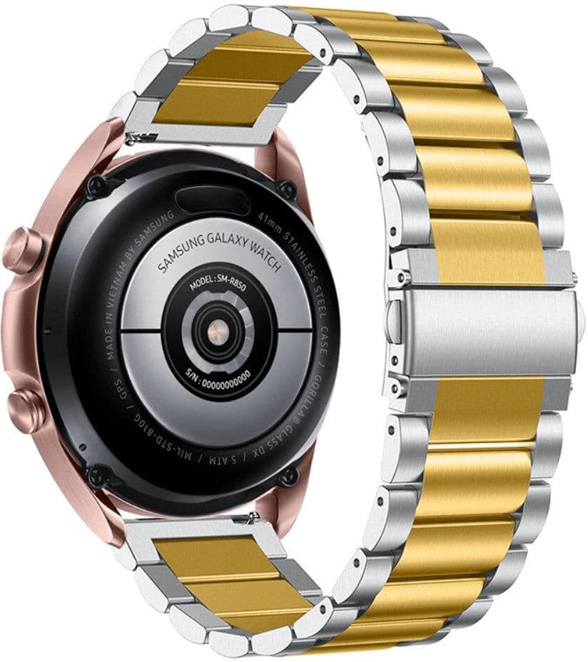 INCOVER Universal Smartwatch (20mm) - Rustfri Stål Rem - Sølv / Guld