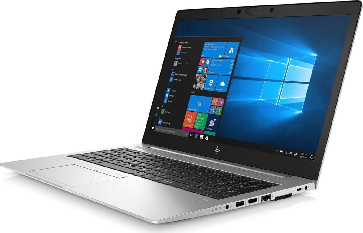 HP EliteBook 850 G6   i5-8365U   15.6"   8 GB   256 GB SSD   FHD   Rétroéclairage du clavier   argent   Webcam   Win 11 Pro   IT - Refurbished