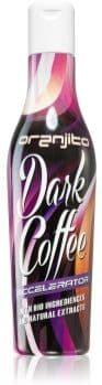 Oranjito Dark Coffee Accelerator loção bronzeadora para solário com componentes bio e acelerador de bronzeamento 200 ml. Dark Coffee Accelerator