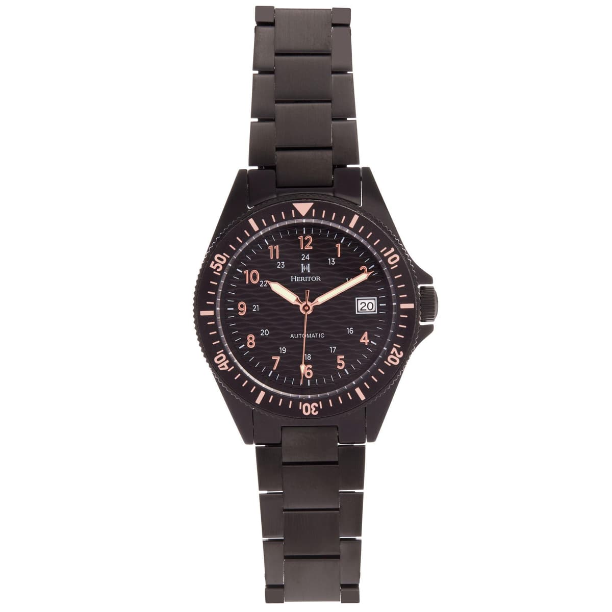 Heritor Automatische Calder RVS Horloge