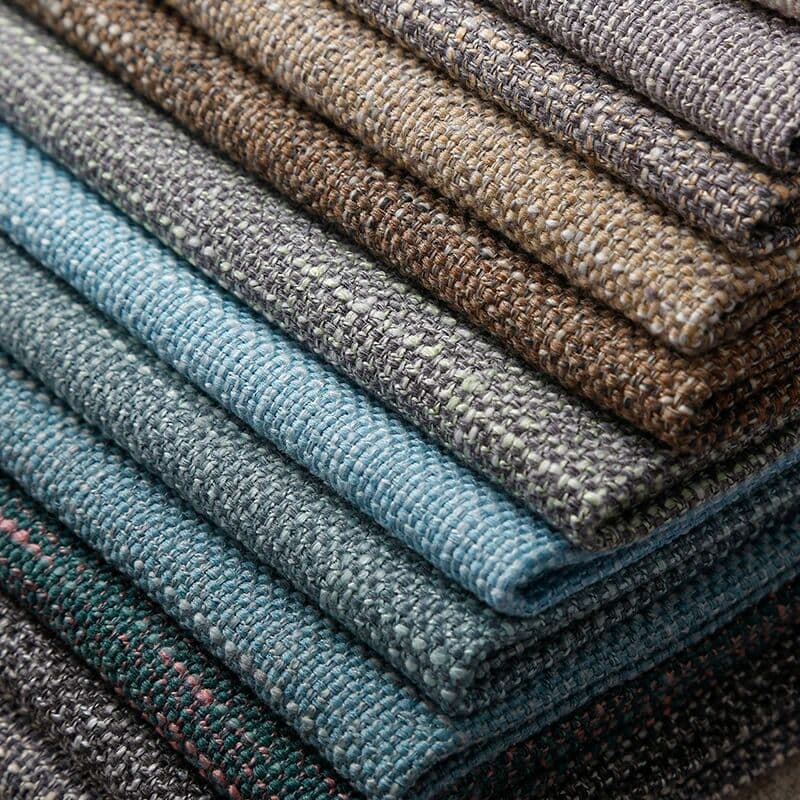 NONE 148cm Width Thickening Solid Color Coarse Linen Sofa Fabric Coating Burlap Tablecloth Car Seat Cover DIY Home Decoration Fabric