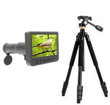 KIT DIGITAL OPTIC longue-vue numérique 50x avec écran + Trépied TQ338 360°