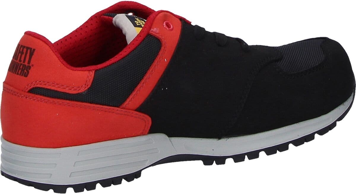 Sicherheitsschuh TOWORKFOR "Graffiti" Gr. 42, schwarz (schwarz, rot), 42, Obermaterial: 100% sonstige Fasern AF., Schuhe, Sicherheitsschuh