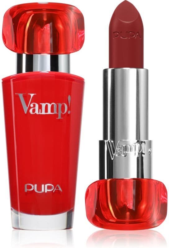 PUPA Milano Vamp! Luminous Lipstick lipstick for full lips shade 300 Scarlet Bordeaux 3.5 g