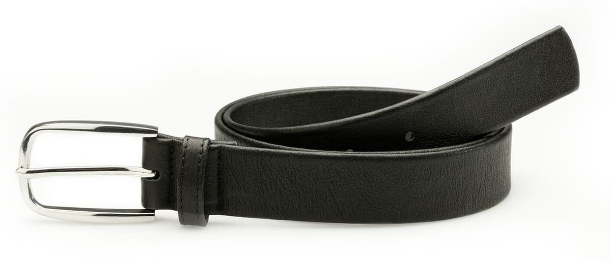 Walbusch Leder-Dehngürtel Klassik, , Farbe Schwarz, 95 cm, großzügige Dehnreserve Schließe in Carréeform Damen