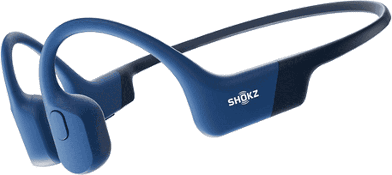 REACONDICIONADO Seminuevo Muy bueno Auriculares conducción ósea - Shokz OpenRun, Banda para el cuello, Bluetooth, Carga rápida, 8h Autonomía, IP67
