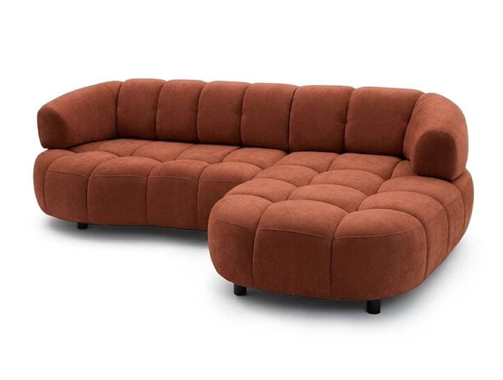 Ecksofa BOBOCHIC LOVELY Stoff orange