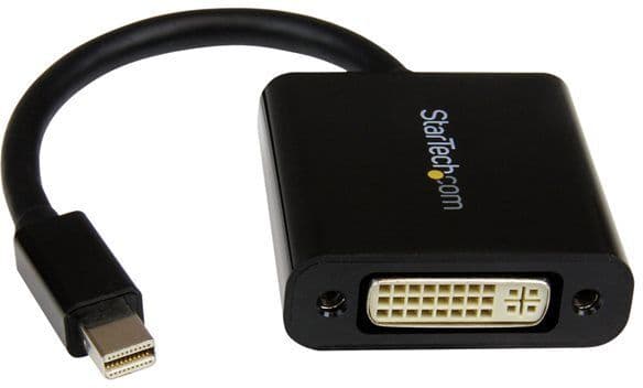 Startech.com mini displayport to dvi video adapter converter - black mini dp to
