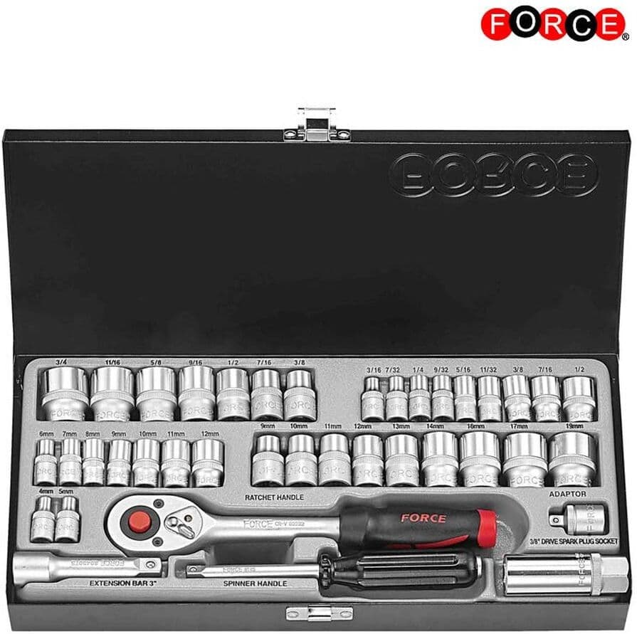 FORCE 3391-5 Pipenøkkelsett