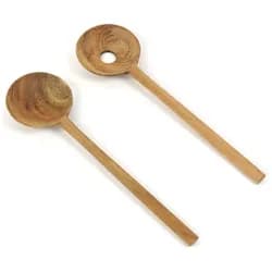 Kinta Salatbesteck Set - ROUND-ZEN - 2 teilig - Akazienholz - 29 cm