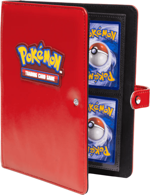 Pokemon Premium Snap-kansio 4-taskuinen Punainen