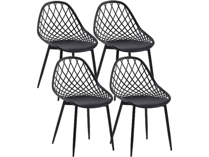 Chaises Salle Manger Lot De 4 Chaise Scandinave Avec Pieds En Métal Chaise Salon Cuisine Confortable Chaise Salle A Manger N[EC3]