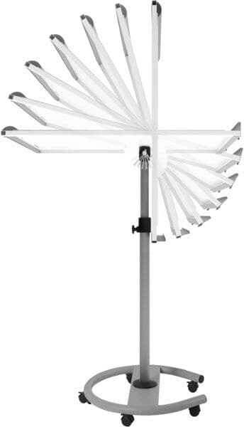 Rocada 360º Mobil Flipchart Whiteboard Med Bord