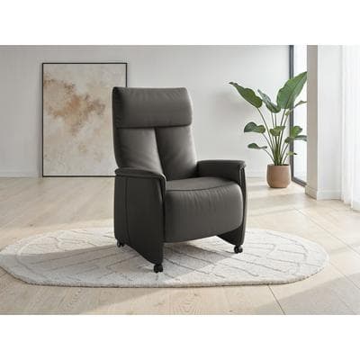 TV-Sessel SIT & MORE "Cremona Comfort", anthrazit, B:76cm H:110cm T:84cm, Sessel, wahlweise manuell oder elektrischer Funktion mit Akku