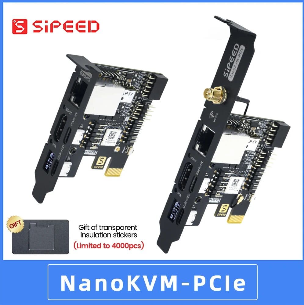 MaixPy Sipeed NanoKVM PCIe  PiKVM Mini Remote Control Operation And Maintenance Server HDMI