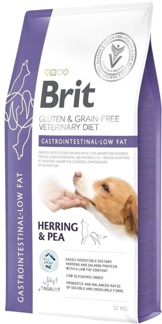 Brit Veterinary Diet S Dog Grain Free Gastrointestinal-Low Fat