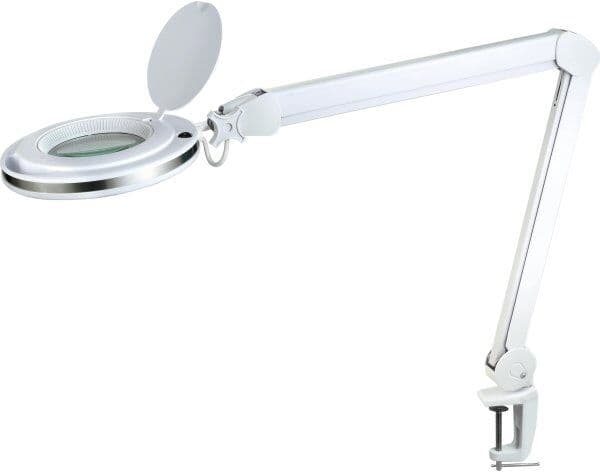 Halo Design Magnifying Bordlampe, Large, Hvid