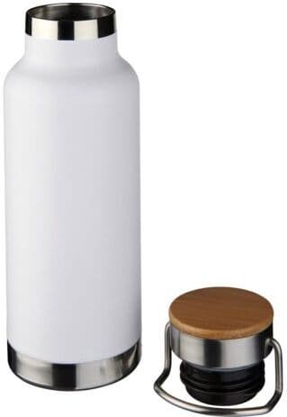 Borraccia Thor 480ml inox, isolamento rame, tappo legno Personalizzate o neutre