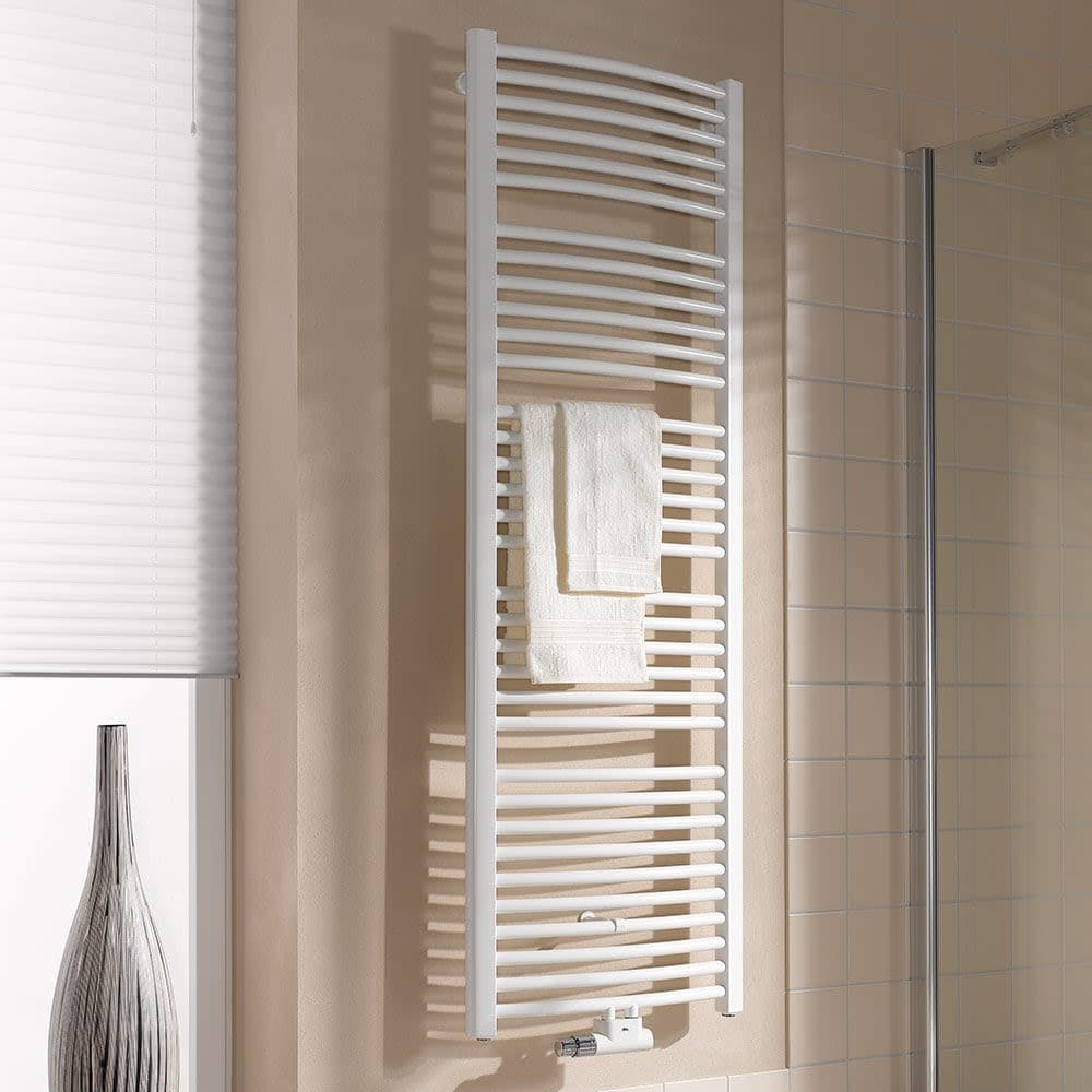 Kermi Basic 50 R curved bathroom radiator 45 x 5.1 x 177 cm ER01M1800452XXK