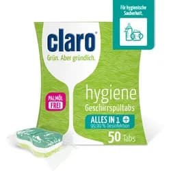 claro Hygiene Geschirrspül-Tabs 50 Stk. à 20 g