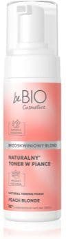 beBIO Natural Foam Toner Peach Blonde mousse com cor para cabelo 120 ml. Natural Foam Toner Peach Blonde