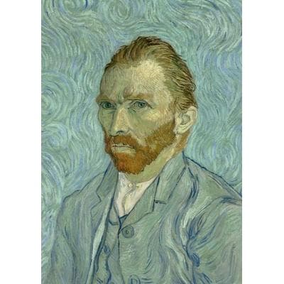Notizbuch A4 blanko Hardcover - Motiv 'Selbstporträt' Vincent van Gogh - 100 Seiten, Gebundene Ausgabe von Notizbuch A4,Notebook A4, BoD - Books on