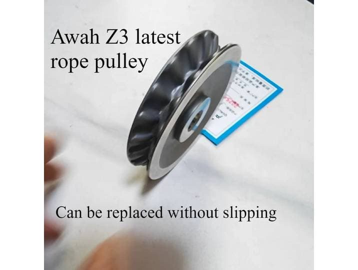 Nouvelle poulie de corde pour descendeur électrique aérien Awah Z3 – Roue de remplacement pour Z3, antidérapante