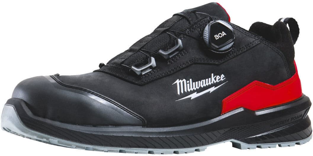 Milwaukee Scarpe antinfortunistiche Flextred S3S basse con BOA, tomaia in pelle