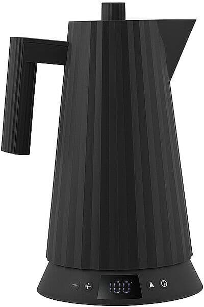 Alessi Wasserkocher 1,7l Plissee Th. Harz / Schwarz schwarz EG
