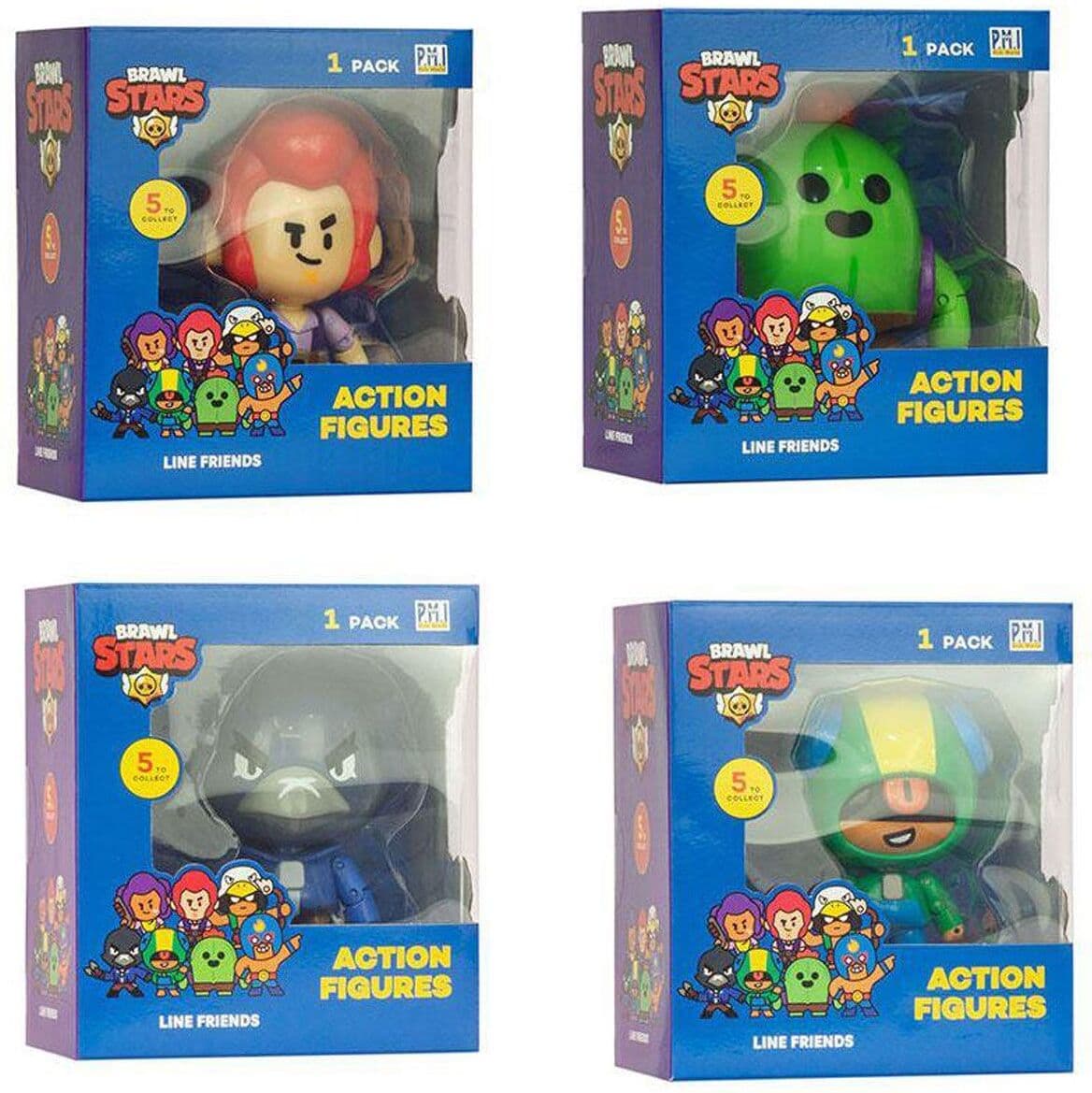 P.M.I. Brawl Stars Action Figures 11.5cm - 1 Pack (S1) (Random) (BRW6010)