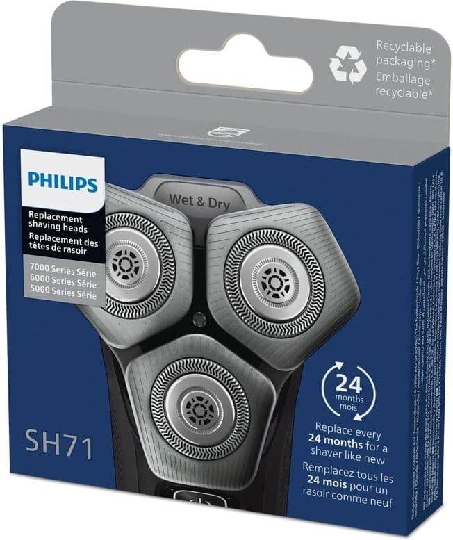 Philips Ανταλλακτικές Κεφαλές Ξυριστικής Μηχανής για Series 5000/7000 SH71/50