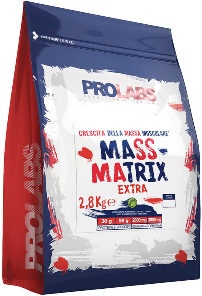prolabs mass matrix extra busta 2,8 kg cioccolato