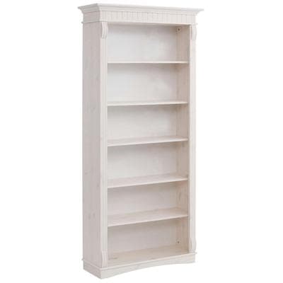 Regal OTTO HOME "Teresa, Standregal, Bücherregal", weiß, B:86,5cm H:191cm T:32cm, Massivholz, Regale, Regal, aus massiver Kiefer, Breite 86 cm, Höhe 193 cm, FSC