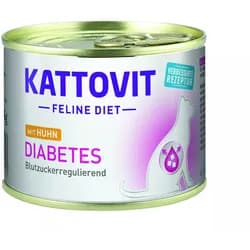 KATTOVIT Diabetes Huhn 185g für Katzen mit Diabetes