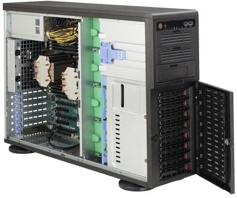 Supermicro SuperChassis 743AC-668B Full Tower Nero 668 W (CSE-743AC-668B)