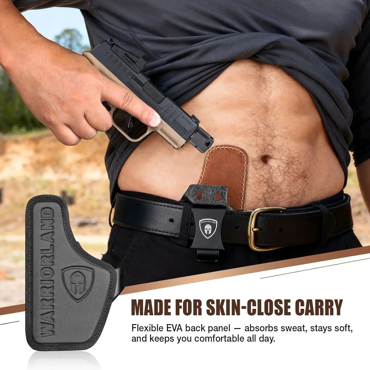 Gun Flower Only For Springfield Hellcat Pro~Hellcat~Hellcat RDP/OSP,IWB Hybrid Holster,Concealed Carry Holster,Ultimate Comfort,Right Hand