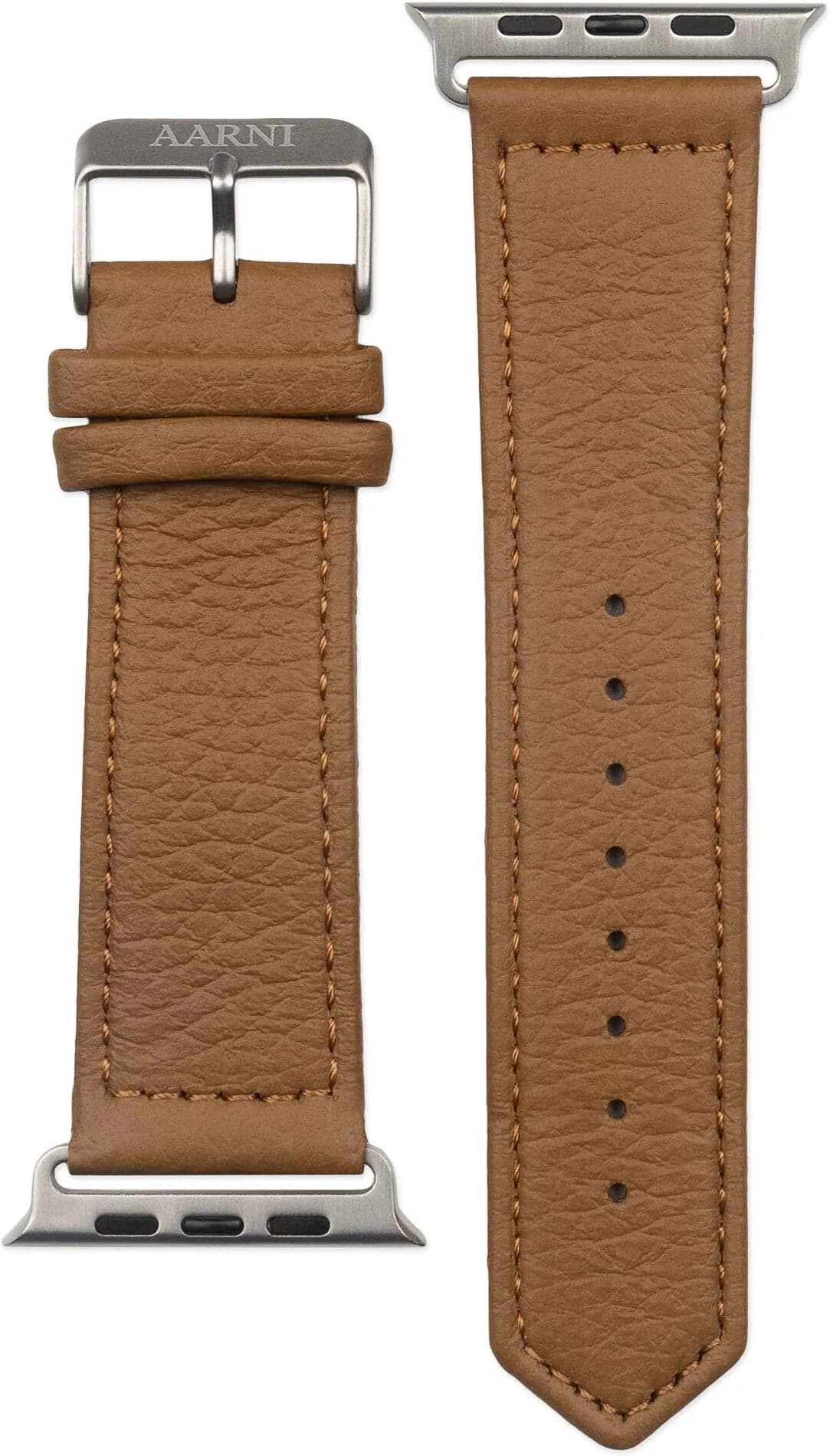 Aarni Apple Watch cognac hjortskinn armband 38/40/41 mm